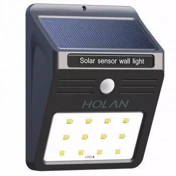 Holan 12 LED Luz Sensor Solar