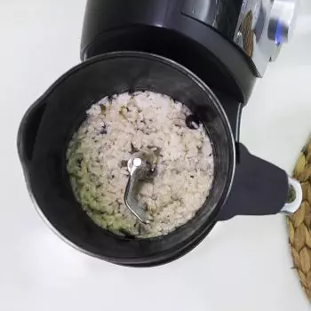rissoto preparado con robot de cocina